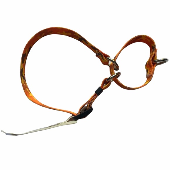 NEW Martingale Dog Collar M 20” Orange Camo Hunting - Picture 2 of 7